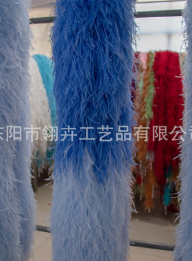 30层加厚加密鸵鸟毛条服装礼服晨