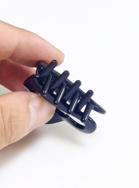 小众桃心抓夹醋酸后脑勺盘发爪夹