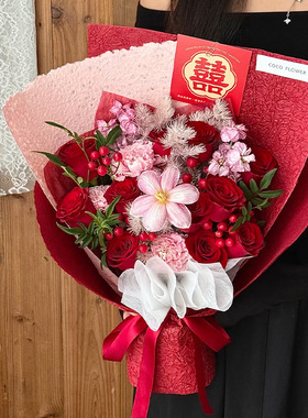 石纹肌理褶皱鲜花包装纸花艺花束