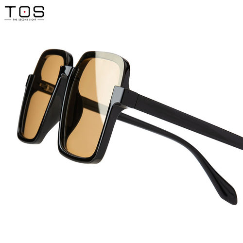 GM墨镜男女茶色防晒防紫外线高级感变色夏日开车太阳眼镜2025新款 - 图3