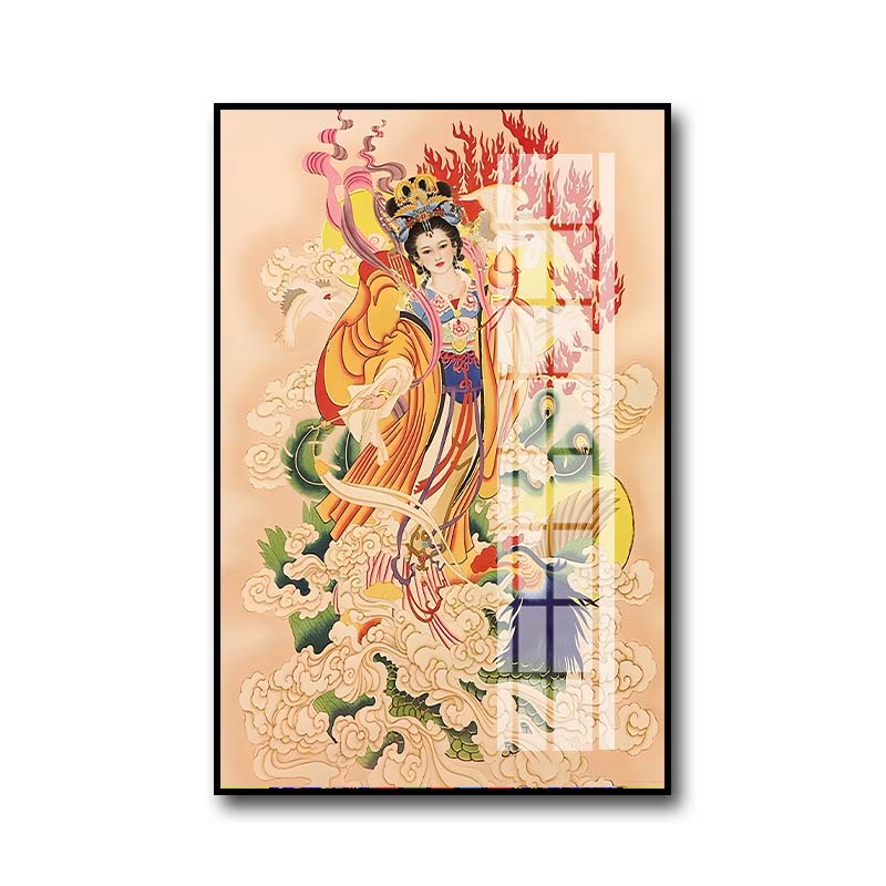 九天玄女娘娘十字绣2025新款客厅中大格线绣家用画像满砖钻石画 - 图3