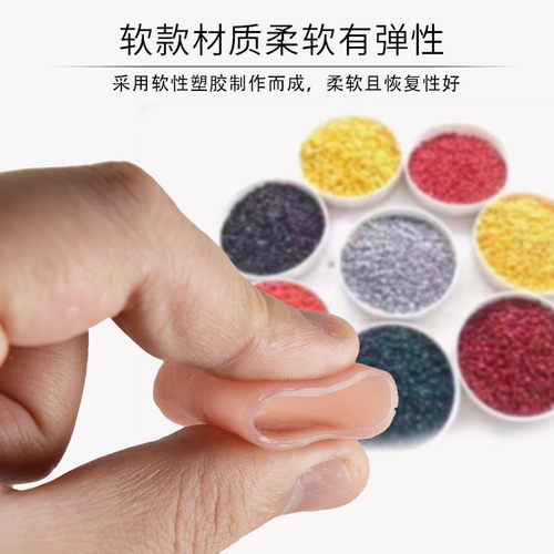 带指纹逼真大拇指小拇指中指魔术道具仿真拇指套假手指近景道具 - 图2