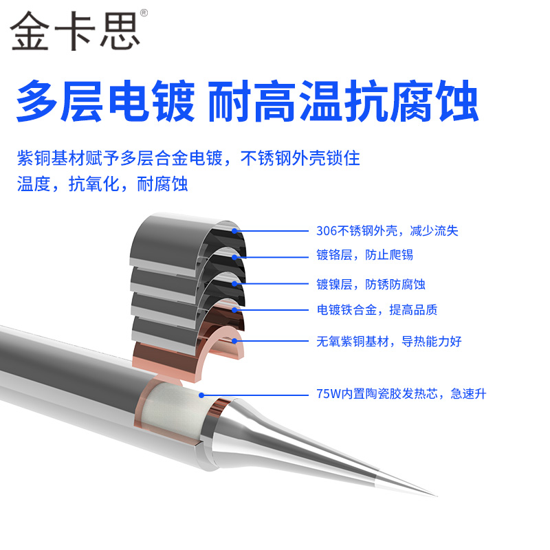 T12烙铁头一体式发热芯烙铁咀 T16电烙铁配件电焊头刀头尖头弯头