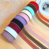 3 см Полая кружевная лента торт декоративная лента лента лента Упаковка с черным вином Красный рис белый