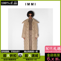 23 autumn winter (IMMI) fine-spun rump turned over quilted long and down jacket 132CO073W