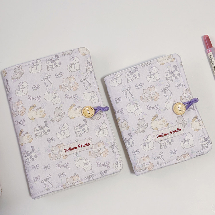 Do家  布面本随身小本子 乐趣假期可爱卡通小熊小草莓活页手账本少女心日记本小清新笔记本A7活页盖章随身本,淘宝优惠券,粉丝福利购,淘宝优惠卷