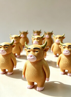 牛来周边3D打印搞笑手办摆件