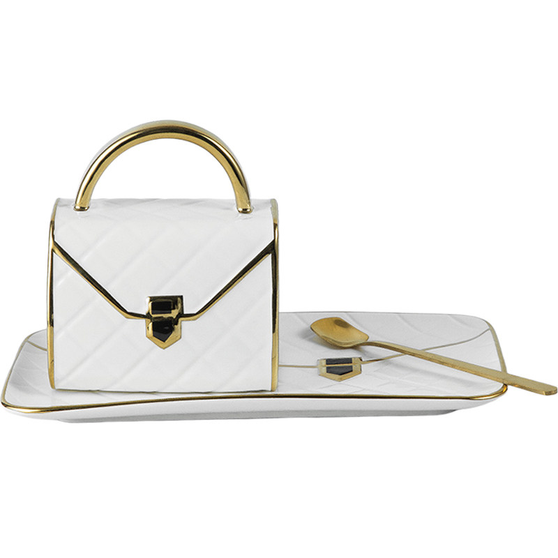 创意包包欧式轻奢咖啡杯英式下午茶杯茶具精致小奢华陶瓷个性杯子,淘宝优惠券,粉丝福利购,淘宝优惠卷