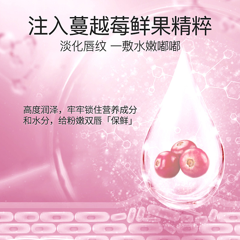 笛爱儿贴淡化唇纹唇色保湿滋润唇膜 笛爱儿唇膜