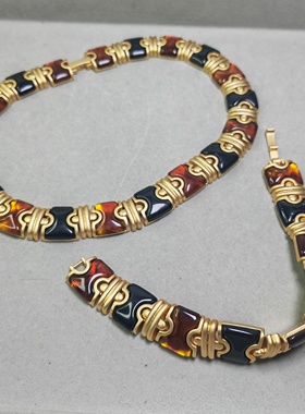 李李同款项链小众中古耳饰高级感时尚百搭手链