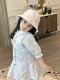 Children's clothing custom sweet floral strap skirt shirt underwear set little girl cute princess dress vest skirt