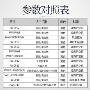 达达里奥CP09 CP10 02 07民谣木吉他变调夹尤克里里移调变音夹子