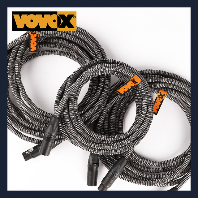 ສາຍໄມໂຄຣໂຟນ VOVOX XLR ສາຍໄມໂຄຣໂຟນຊາຍຫາເພດຍິງ XLR ສາຍໄມໂຄຣໂຟນ Sonorus Directs 3.5/5/6 ແມັດ