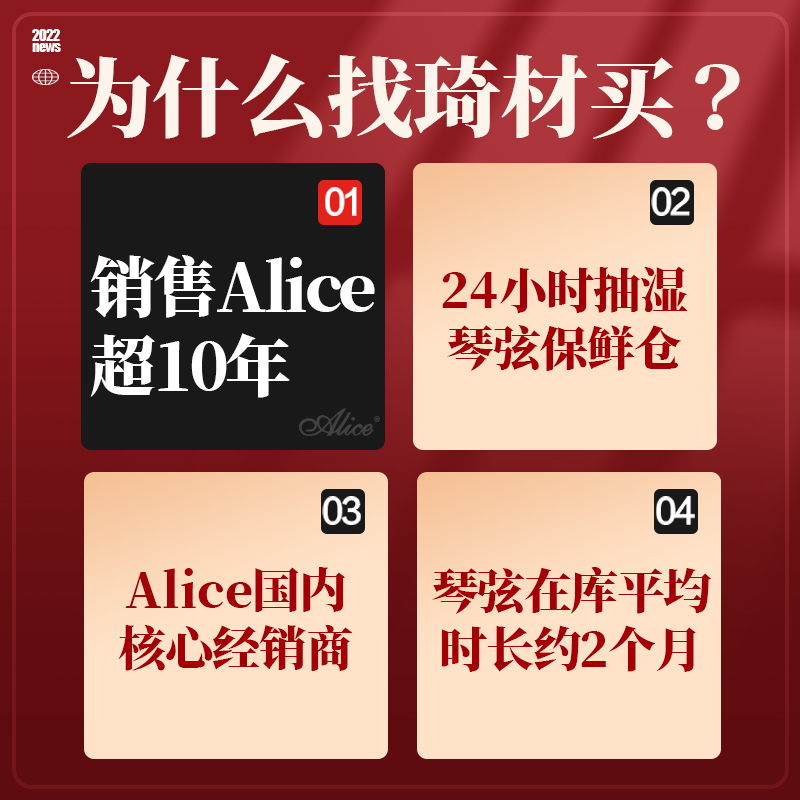 爱丽丝吉他卷弦器 上弦器 电木民谣吉他拔钉剪弦钳三合一换弦工具 - 图3