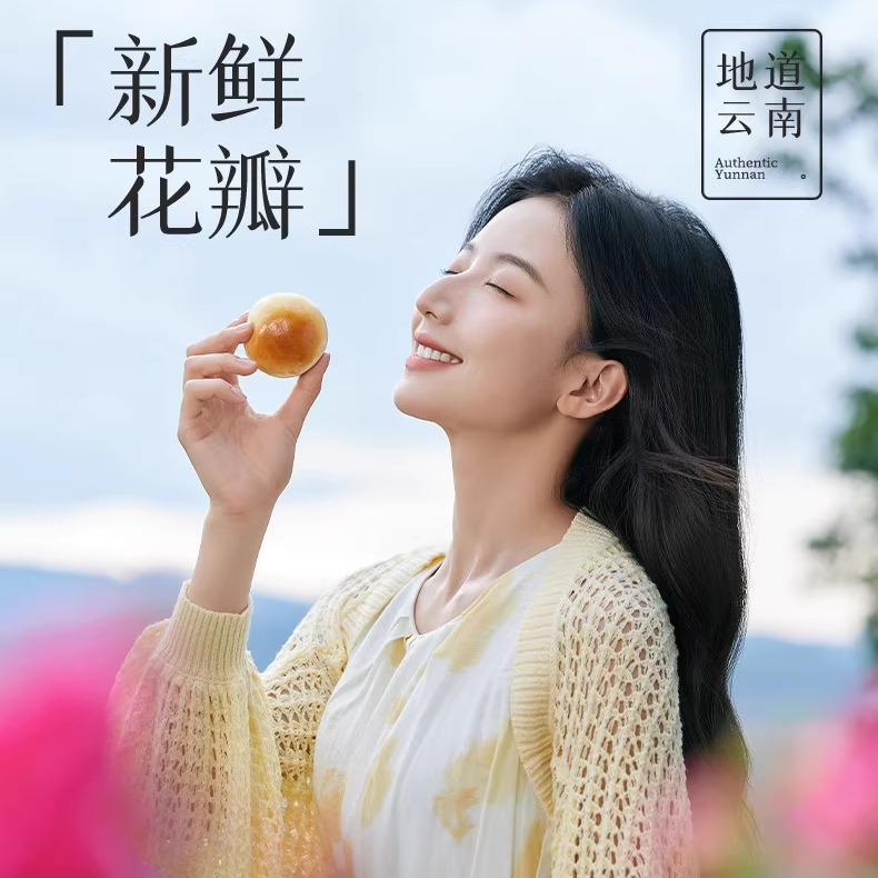 嘉华鲜花饼云南特产官方旗舰店旅游美食小吃玫瑰花糕点月饼礼盒装,淘宝优惠券,粉丝福利购,淘宝优惠卷