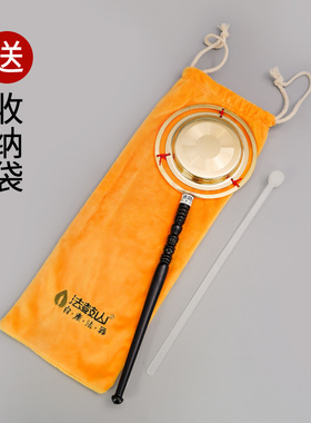 台湾纯铜长柄铜铛简约现