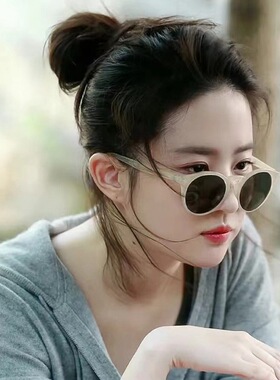 刘亦菲许红豆同款墨镜女简约