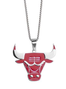 篮球球队队标系列logo项链湖人公牛热火猛龙火箭周边钛钢吊坠