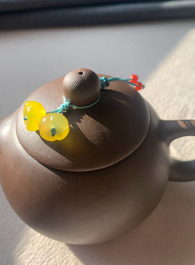玛瑙桂花茶壶盖装饰紫砂壶盖提溜