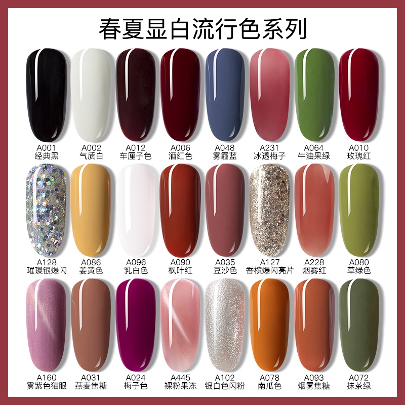 美潮旗舰店美甲工具套装初学者全套专业开店家用做指甲油胶光疗机灯速干烤灯1