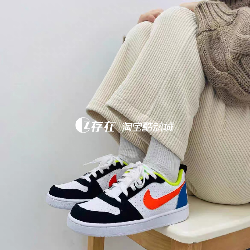 Nike/耐克 Court Borough女子复古潮搭运动休闲板鞋FD4635 839985 - 图0