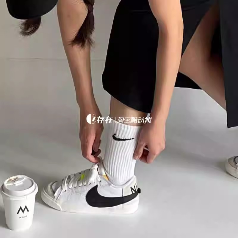 Nike耐克Blazer Low 77 Jumbo男女复古低帮休闲板鞋DN2158 DR9865 - 图0