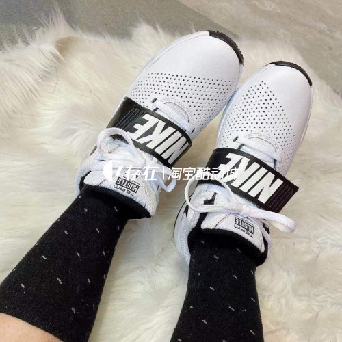 Nike/耐克Team hustle大童篮球鞋魔术贴缓震运动休闲鞋881941-001 - 图1