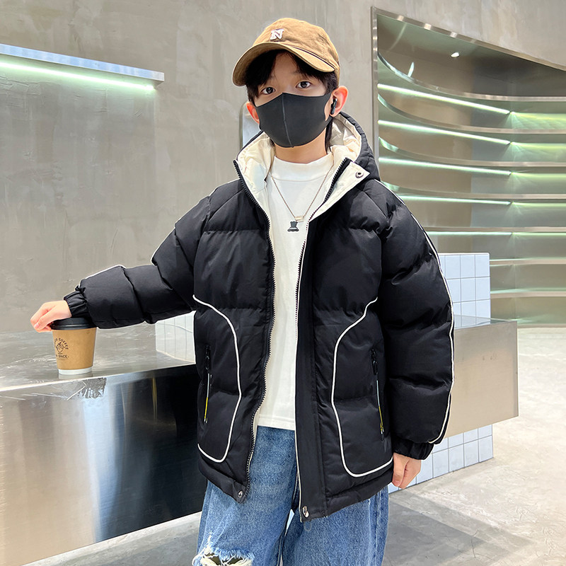 GILE2025新款男童羽绒棉服冬季儿童羽绒服男孩派克服大童棉衣外套,淘宝优惠券,粉丝福利购,淘宝优惠卷