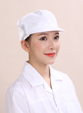 防尘帽车间防尘鸭舌帽餐饮厨师帽