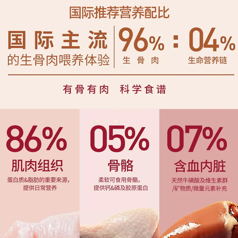 LULUMO主食生骨肉全价猫粮每日一喵成幼猫咪营养鲜肉无谷冻干猫粮,淘宝优惠券,粉丝福利购,淘宝优惠卷