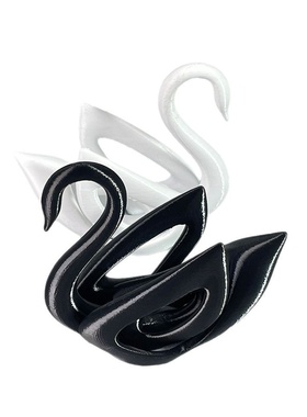 天鹅情侣摆件微景观小多肉饰品Zakka桌面礼品工艺品家居浪漫家居