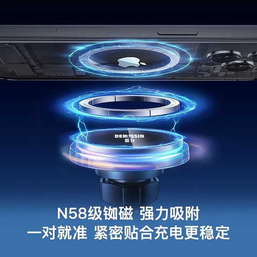 车载无线充电器强力磁吸手机架适用苹果专用magsafe汽车快充支架 - 图1