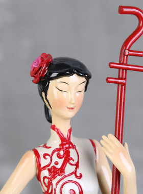 树脂工艺品新中式人物仕女摆件