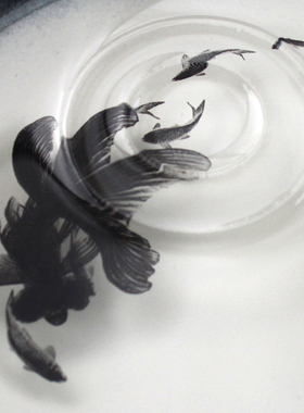 手工彩绘摆件办公室书房禅意装饰