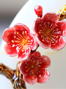 阿富汗白玉珐琅彩工艺玉石平安扣