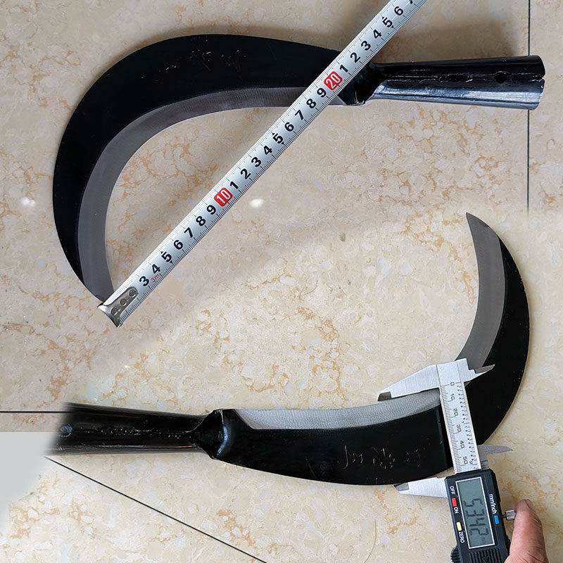 农用镰刀收割田老三手工镰刀头锰钢淬火农具割草砍柴修枝加长加厚,淘宝优惠券,粉丝福利购,淘宝优惠卷