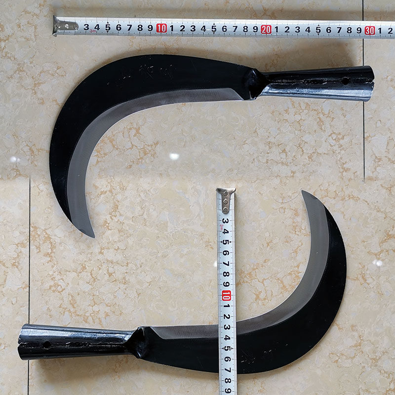 农用镰刀收割田老三手工镰刀头锰钢淬火农具割草砍柴修枝加长加厚,淘宝优惠券,粉丝福利购,淘宝优惠卷