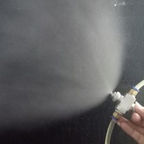 Stainless steel high-pressure sector air atomization adjustable water mist cooling dust removal micromist Garet two fluid nozzle nozzle