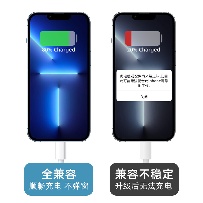 适用苹果14充电线iPhone13手机xr数据线12promax闪充iPad平板x快充11车载8p加长pd2米7plus充电器线短6s正品