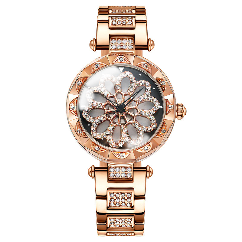 满钻时来运转女士ins风2020年女表 梦达菲手表国产腕表