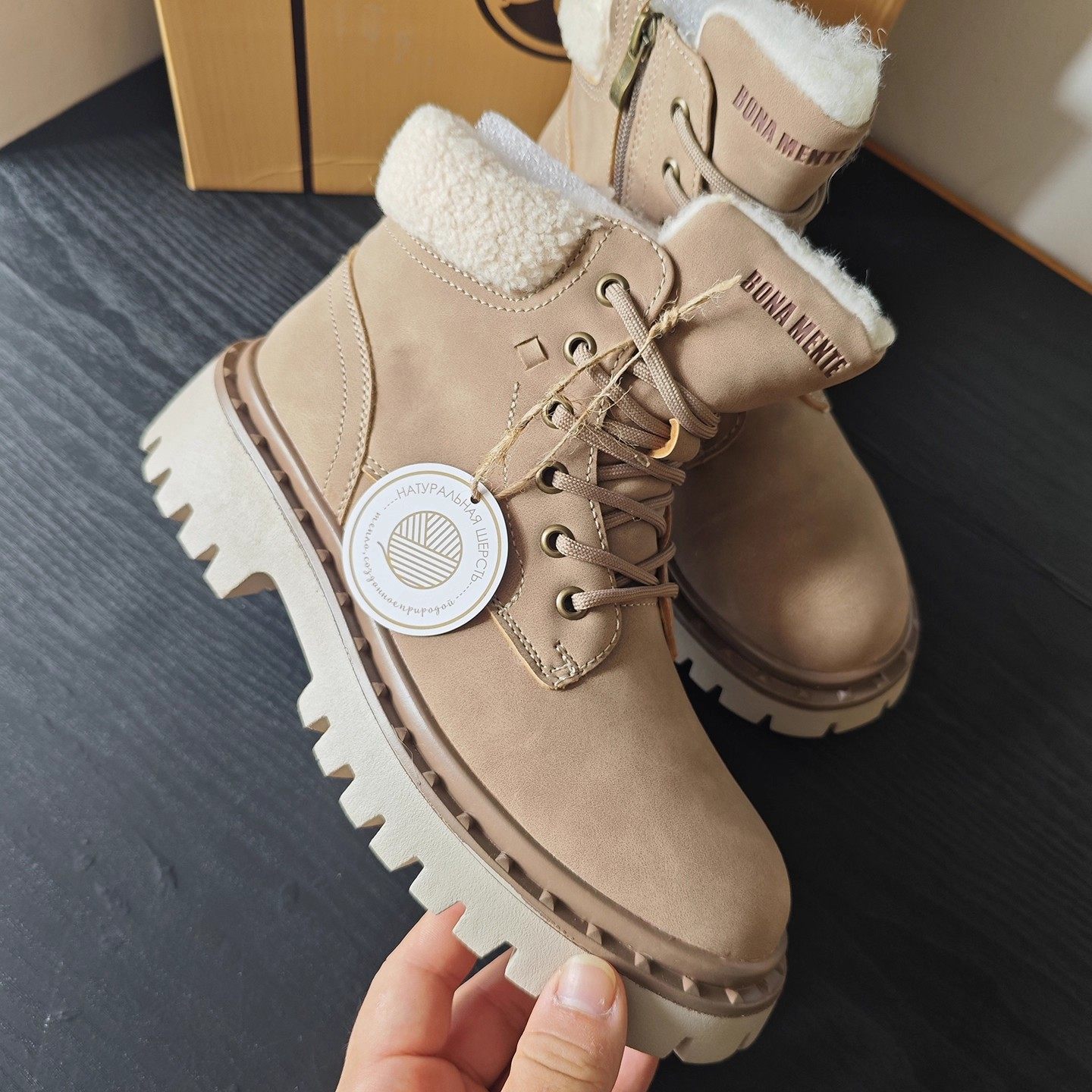 出口俄罗斯单加绒马丁靴冬季保暖羊毛内胆厚底系带工装靴防滑棉靴,淘宝优惠券,粉丝福利购,淘宝优惠卷