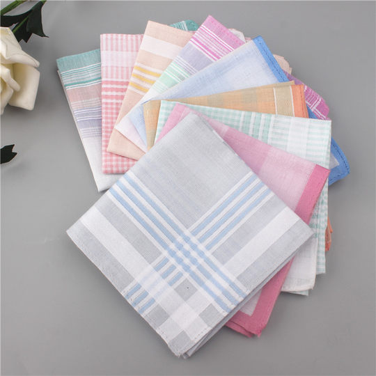 3 ultra-affordable handkerchiefs for men, thin and old-fashioned for wiping sweat