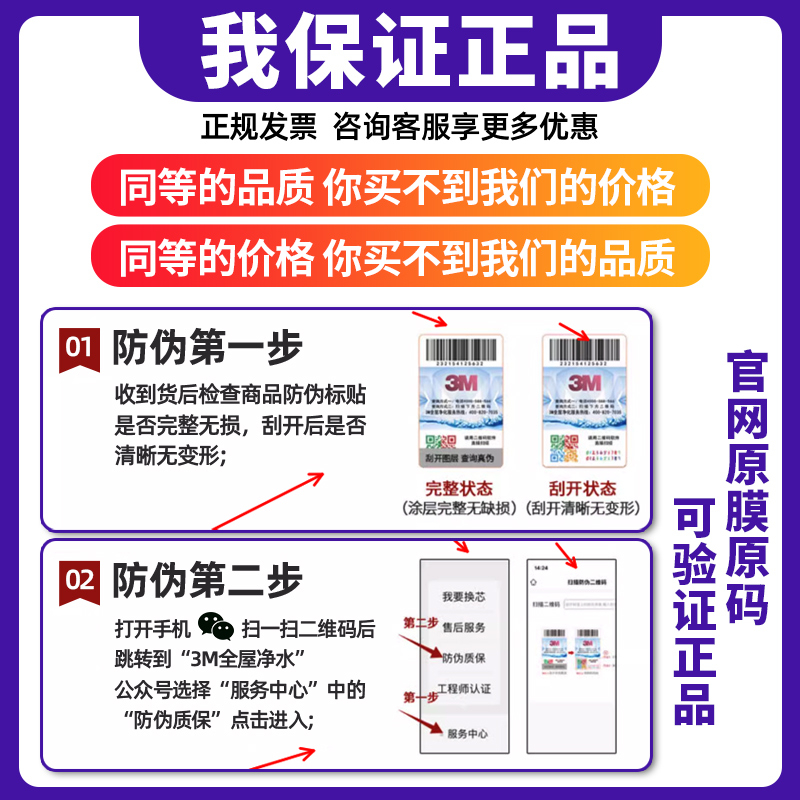 3m净水器滤芯dws2500cn家用净水机滤芯通用dws2000滤芯dws1893CN - 图2