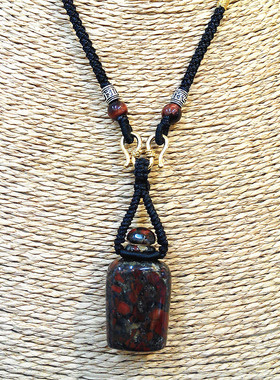 天然吊坠台湾香薰饰品吊坠碧玉