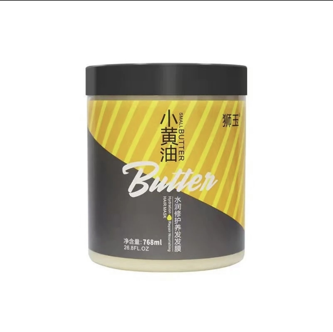 狮玉小黄油水润修护养发发膜768ml倒膜护发素免蒸柔顺头发护理-图3