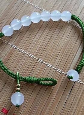 云海石手编手绳补木补金童子命健康个性化备注手腕周长净尺寸