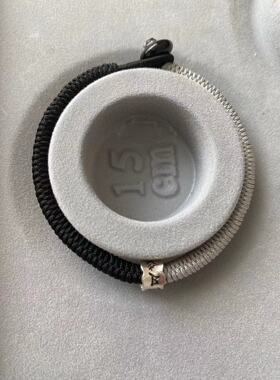 补金补水五行绳手链加密细款金刚结手链银六字箴言可量身定制