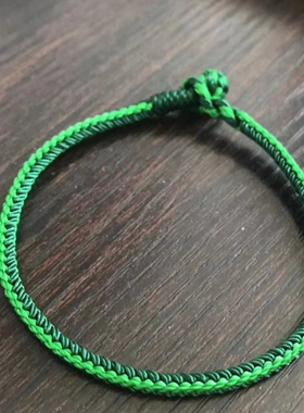 补木五行绳手链缺木者佩戴强力补