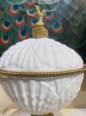 欧美饰家陶瓷黄铜家居法式客厅