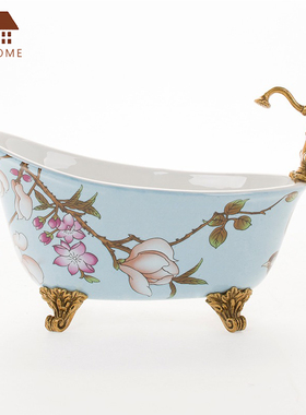 古典风卫浴别墅会所样板房摆件